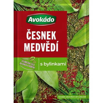 Avokádo Česnek medvědí s bylinkami 5 x 4 g
