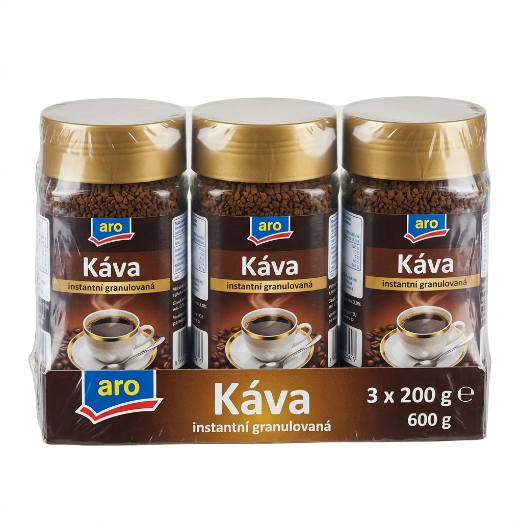 aro Káva instantní granulovaná 3 x 200 g