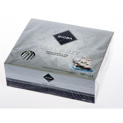 RIOBA Čaj Earl Grey 100 x 1,5 g