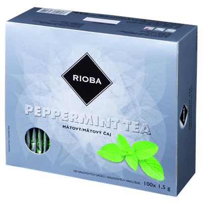 RIOBA Čaj mátový 100 x 1,5 g