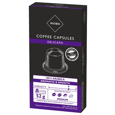 RIOBA Espresso Delicato kapsle kávové 52 g