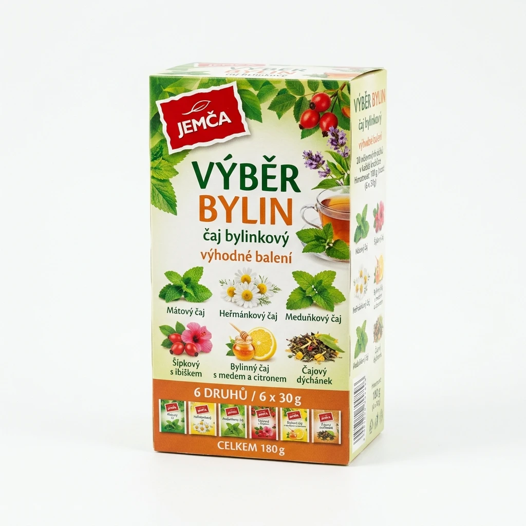 JEMČA Výběr bylin čaj bylinkový 6 x 30 g