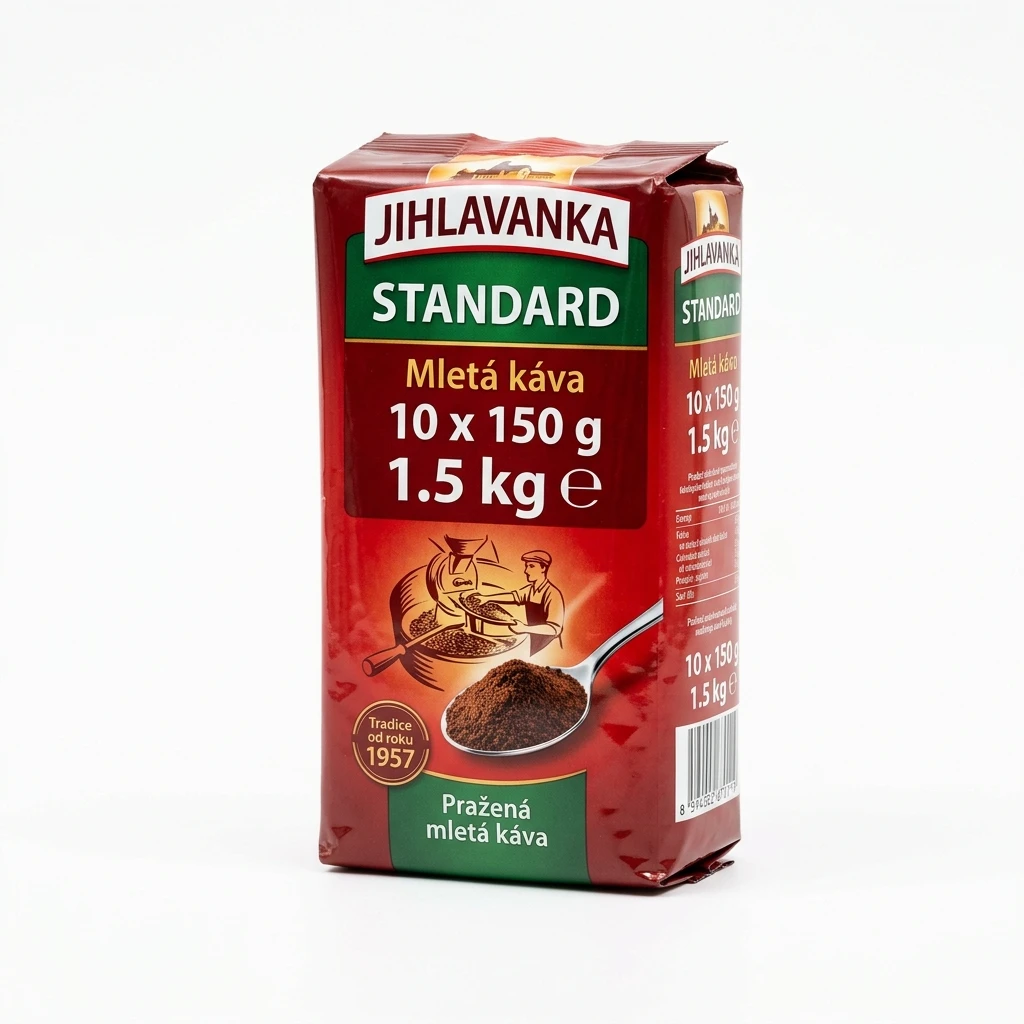 Jihlavanka Standard káva mletá 10 x 150 g