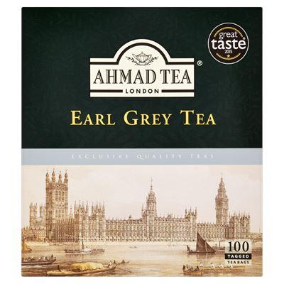 AHMAD TEA Earl Grey černý čaj s úvazkem 100 x 2 g