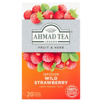 AHMAD TEA Wild Strawberries tea ovocný čaj 40 g