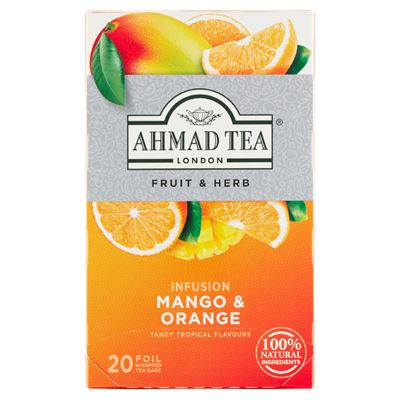 AHMAD TEA Fruit&Herb Infusion Ovocno-bylinná směs mango&pomeranč 20 x 2 g