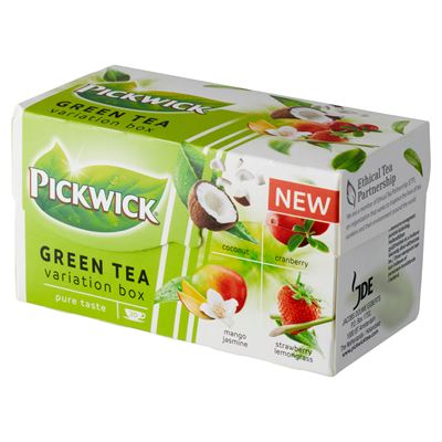 PICKWICK Zelené ovocné variace čaj 12 x 32,5 g