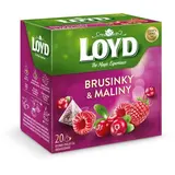 LOYD čaj brusinka/malina pyramidový 20 x 2 g