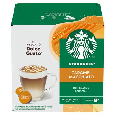 STARBUCKS Nescafé Dolce Gusto Caramel Macchiato kapsle kávové 12 ks