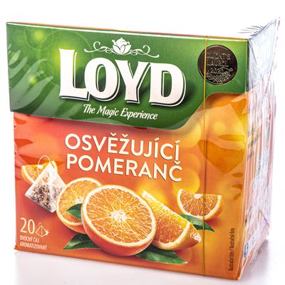 LOYD Čaj pyramida pomeranč 20 x 2,2 g