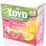 LOYD Čaj malina/citron pyramidový 20 x 2 g