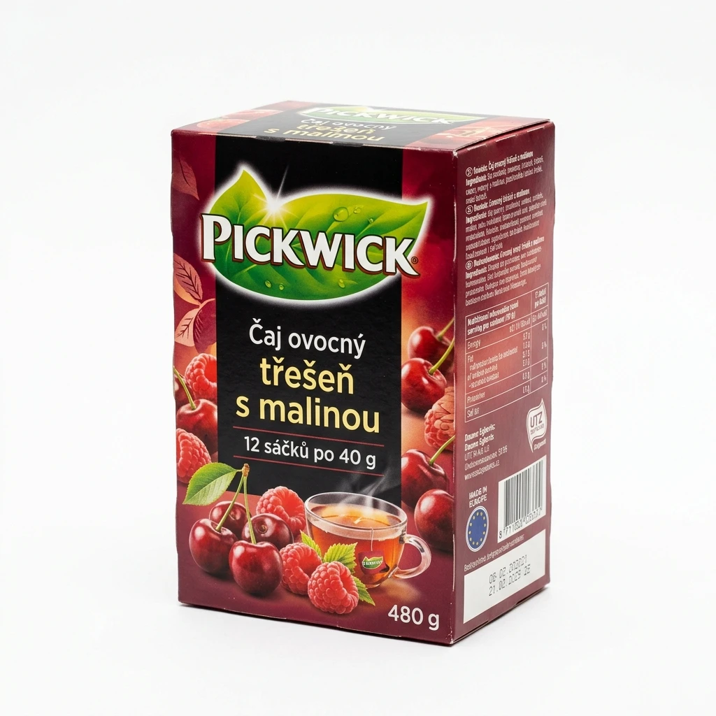 PICKWICK Čaj ovocný třešeň s malinou 12 x 40 g