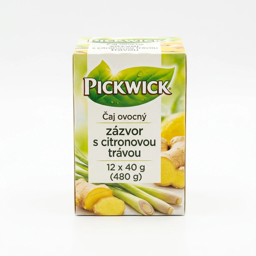 PICKWICK Čaj ovocný zázvor s citronovou trávou 12 x 40 g