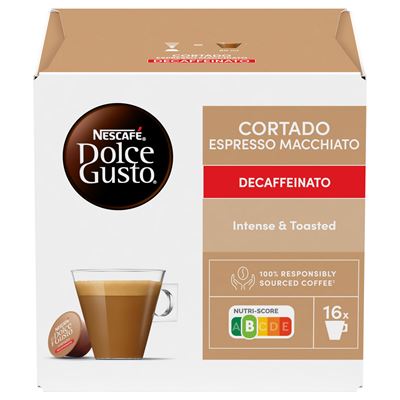 NESCAFÉ Dolce Gusto Cortado Decaffeinato kapsle kávové 16 ks
