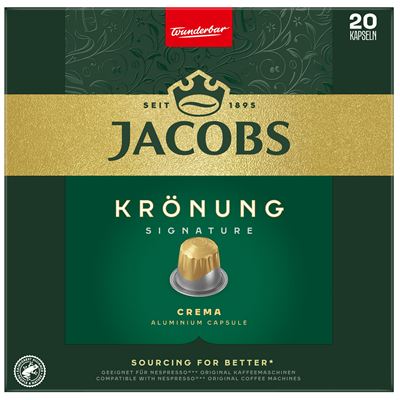 JACOBS Krönung Crema kapsle kávové 20 ks