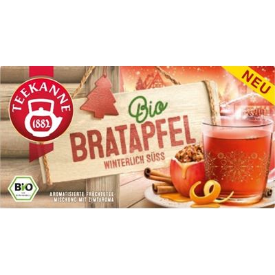 TEEKANNE Čaj Bratapfle BIO 40,5 g