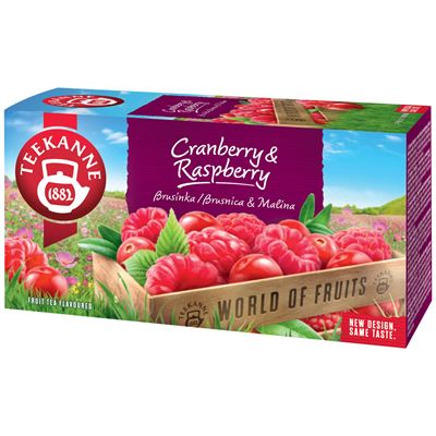 TEEKANNE Cranberry/brusinka Raspberry/malina čaj 45 g