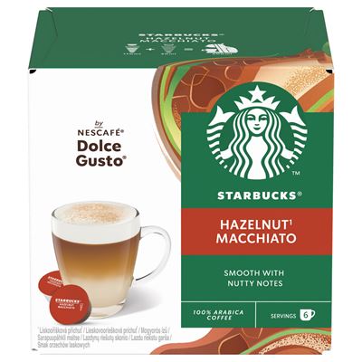 STARBUCKS Hazelnut Macchiato kapsle kávové 6 ks