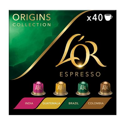 L'OR Origins kapsle kapsle kávové 40 ks 208 g