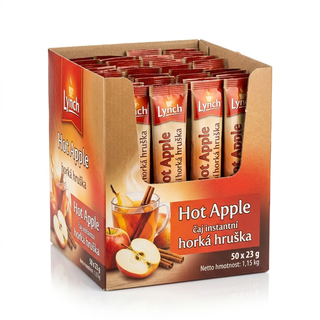 Lynch Hot Apple čaj instantní horká hruška 50 x 23 g