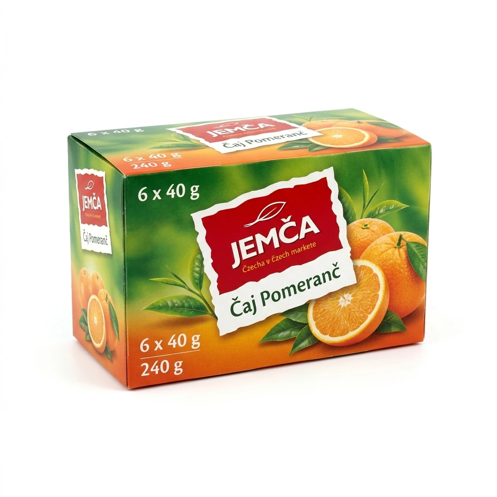 JEMČA Čaj pomeranč 6 x 40 g