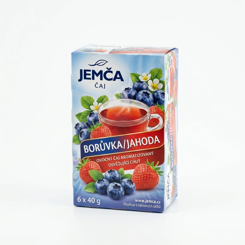 JEMČA Čaj borůvka/jahoda 6 x 40 g