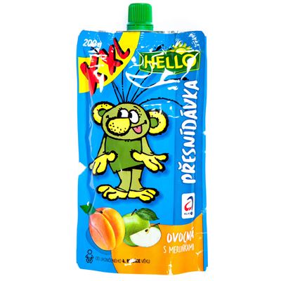 HELLO Ovocná kapsa meruňka 10 x 200 g