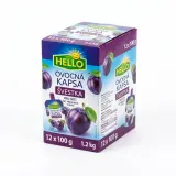 HELLO Ovocná kapsa švestka 12 x 100 g