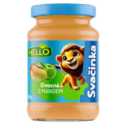 HELLO Svačinka mango 10 x 190 g sklo
