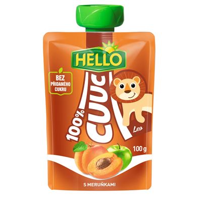 HELLO Cuuc Meruňka 100 % 12 x 100 g