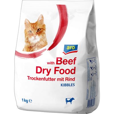 aro Granule pro kočky hovězí 1 kg