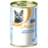 aro Drůběží kousky pro kočky 415 g