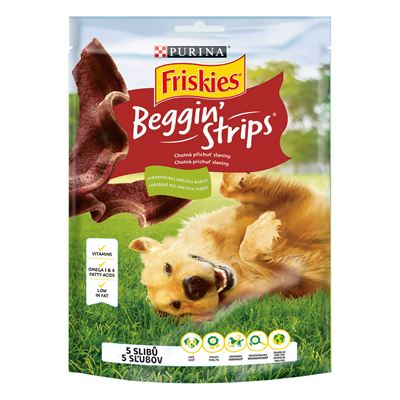 Friskies Beggin Strips pamlsky pro psy slanina 120 g