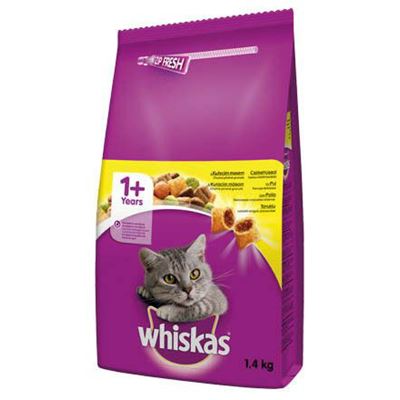 whiskas Kuře + zelenina pro kočky 1,4 kg