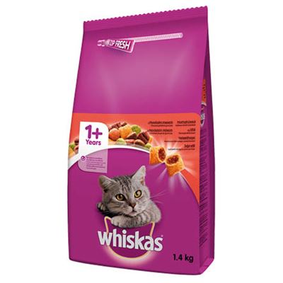 whiskas Hovězí maso pro kočky 1,4 kg