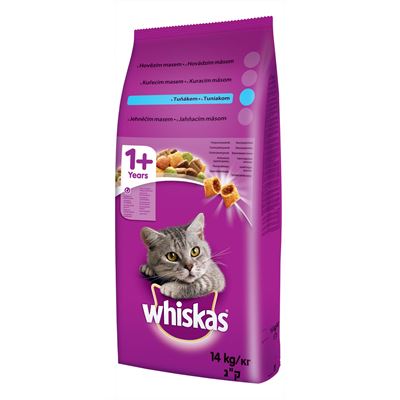 whiskas Dry tuňák granule pro kočky 14 kg