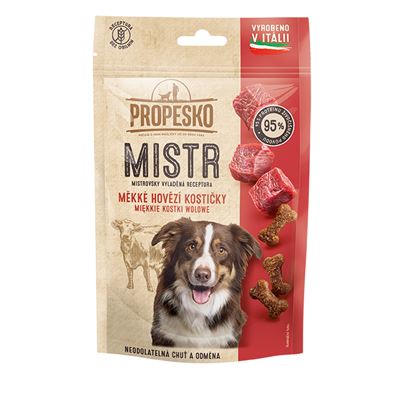 PROPESKO Mistr Snack hovězí pamlsky pro psy 90 g