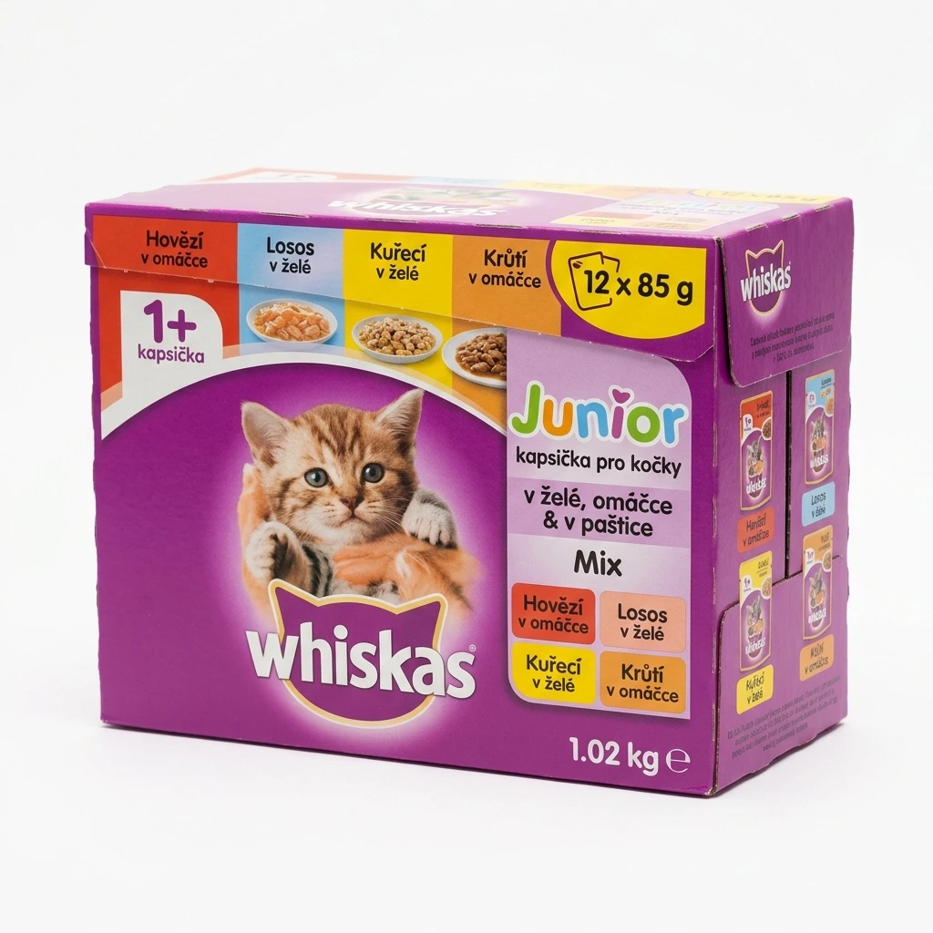 whiskas Junior Mix kapsička pro kočky 12 x 85 g