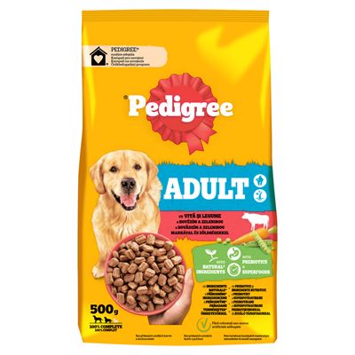 Pedigree Adult Granule hovězí zelenina pro psy 500 g