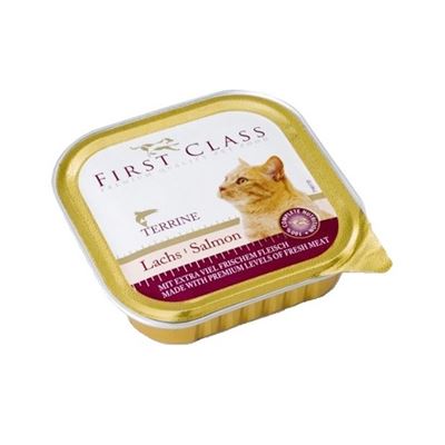 FIRST CLASS Losos paštika pro kočky 100 g