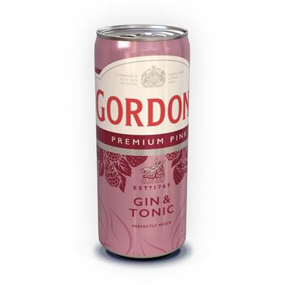 GORDON'S Pink Gin & Tonic 6,4 % 12 x 250 ml