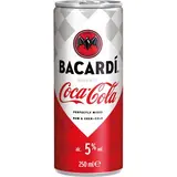 BACARDÍ Ready to Drink Bacardi & Coke 5 % 12 x 250 ml