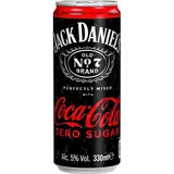 JACK DANIEL'S & Coke Zero 5 %12 x 330 ml