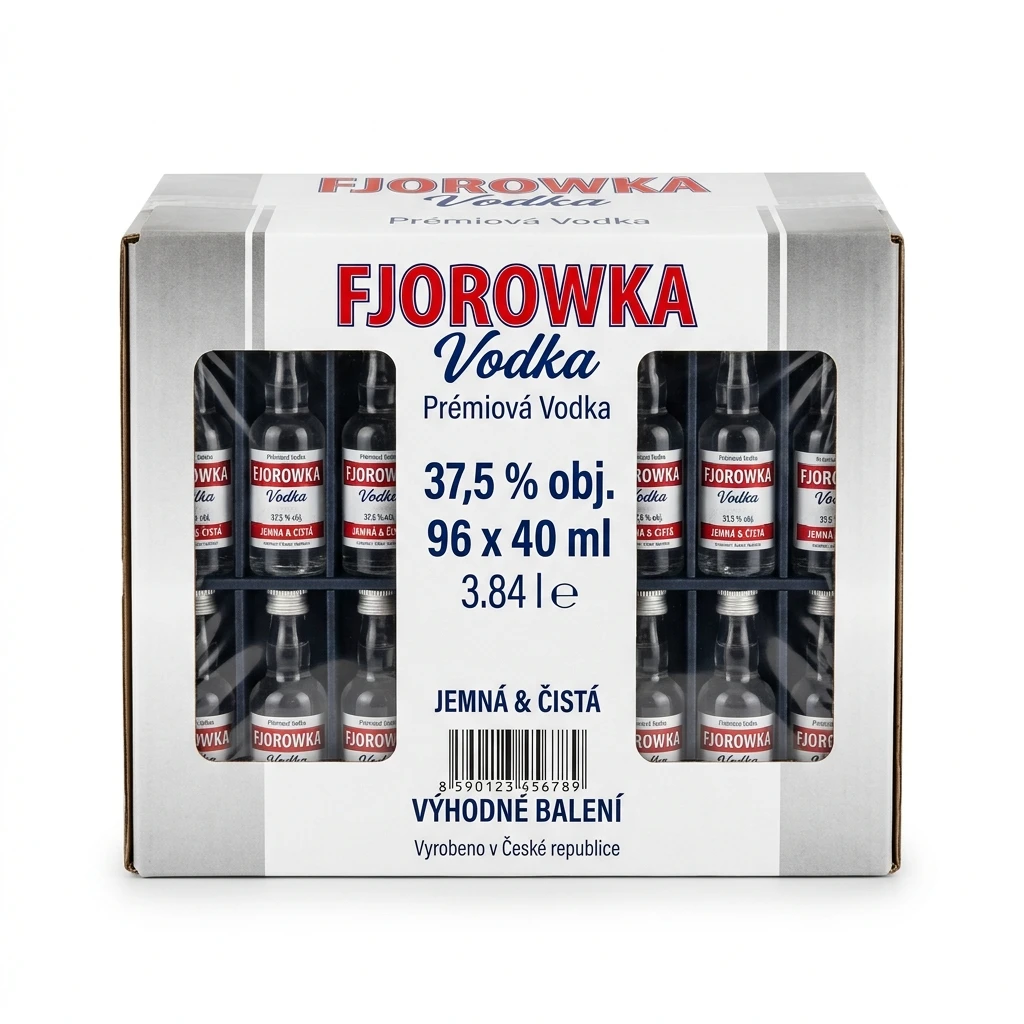 FJOROWKA Vodka 37,5 % 96 x 40 ml
