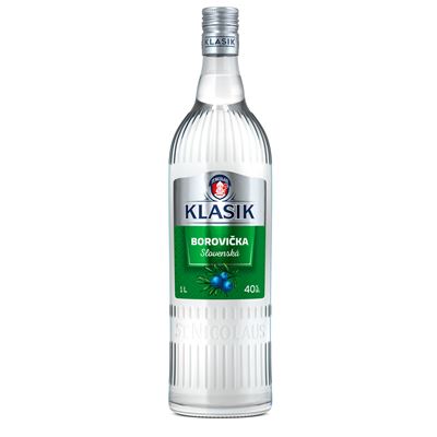 Klasik Slovenská Borovička 40% 8 x 1 l
