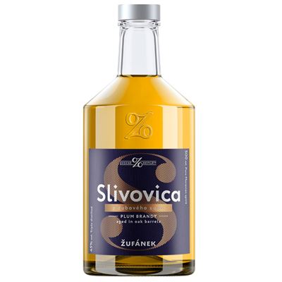 ŽUFÁNEK Slivovica ze sudu 45 % 500 ml