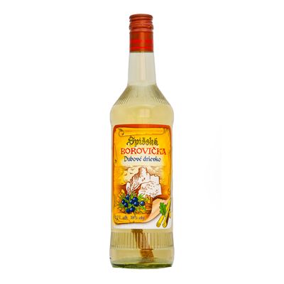 SPIŠSKÁ Borovička Dubové dřevo 38 % 700 ml