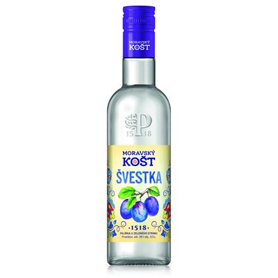 Moravský košt švestka 38% 500 ml