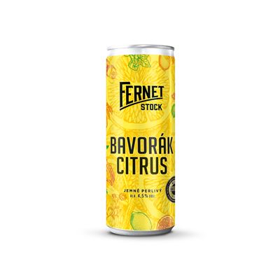 FERNET Bavorák citron 4,5 % 12 x 250 ml