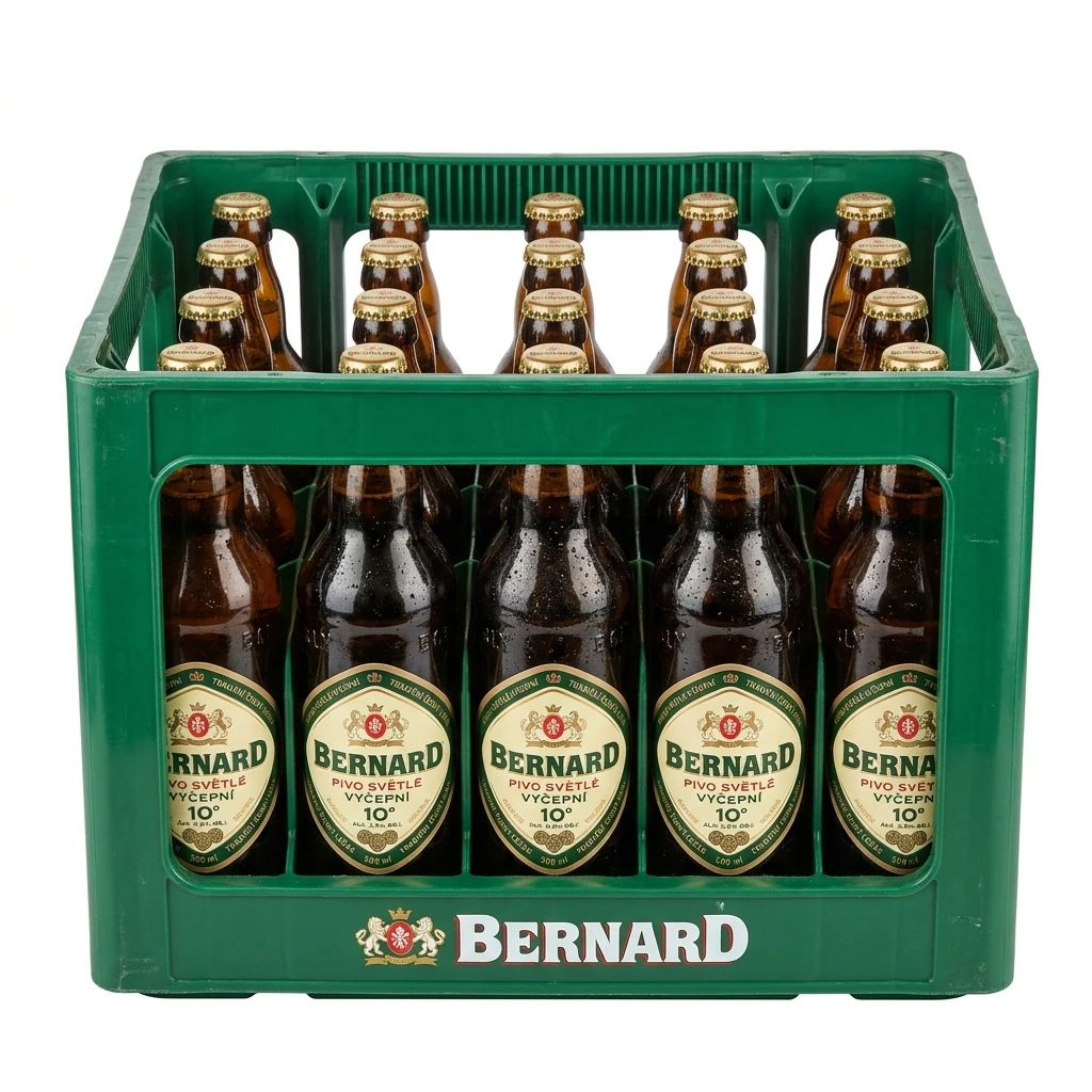 BERNARD Pivo světlé výčepní 20 x 500 ml vratná láhev